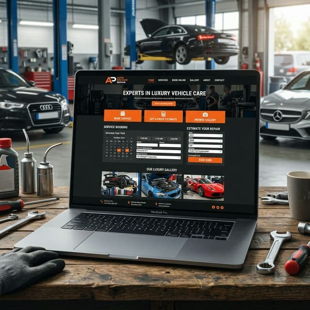 Auto Workshop Website